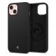 Spigen Cyrill Leather Brick Case - дизайнерски кожен кейс за iPhone 13 (черен) 1