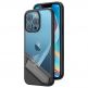 Ugreen Fusion Kickstand Case - хибриден удароустойчив кейс с поставка за iPhone 13 Pro (черен-прозрачен) 15