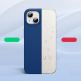 Ugreen Protective Silicone Case - силиконов (TPU) калъф за iPhone 13 (син) 3