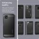 Spigen Rugged Armor Case - тънък качествен силиконов (TPU) калъф за Samsung Galaxy A22 5G (черен) 5
