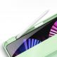 DUX DUCIS Toby Tablet Case - хибриден удароустойчив кейс с отделение за Apple Pencil 2 за iPad Air 5 (2022), iPad Air 4 (2020) (зелен) 4