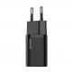 Baseus Super Si USB-C PD Wall Charger 20W (TZCCSUP-B01) - захранване за ел. мрежа с USB-C изход с технология за бързо зареждане и USB-C към Lightning кабел (черен) 6