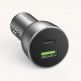 Ugreen CD213 USB-C & USB-A 36W Fast Car Charger - зарядно за кола с USB-A и USB-C изходи с технология за бързо зареждане (сив) 3