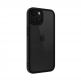 SwitchEasy AERO Plus Case - хибриден удароустойчив кейс с MagSafe за iPhone 13 (черен-прозрачен) 1