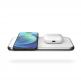 Zens Aluminium Dual Wireless Charger with USB-C 30W Charger ZEDC10W/00 - двойна станция за безжично зареждане на Qi съвместими устройства и 30W захранване (бял) 2