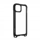 SwitchEasy Odyssey Rainbow Case - удароустойчив хибриден кейс с връзка и карабинер за iPhone 13 (черен)  3