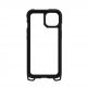 SwitchEasy Odyssey Rainbow Case - удароустойчив хибриден кейс с връзка и карабинер за iPhone 13 (черен)  4