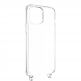 SwitchEasy Play Lanyard Angel Case - хибриден удароустойчив кейс с връзка за носене за iPhone 13 Pro Max (прозрачен)  3