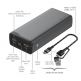 4smarts Powerbank VoltHub Pro 26800mAh 22.5W Quick Charge - външна батерия с USB-C и USB изходи за зареждане на мобилни устройства (тъмносив) 2