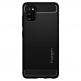 Spigen Rugged Armor Case - тънък качествен силиконов (TPU) калъф за Samsung Galaxy A41 (черен) 10