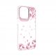 SwitchEasy Artist Sakura Case - дизайнерски хибриден удароустойчив кейс за iPhone 13 (прозрачен)  3