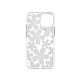 SwitchEasy Artist Fleur Case - дизайнерски хибриден удароустойчив кейс за iPhone 13 mini (прозрачен)  4