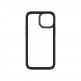 SwitchEasy AERO Plus Case - хибриден удароустойчив кейс за iPhone 13 mini (черен-прозрачен) 4