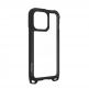 SwitchEasy Odyssey Classic Black Case - удароустойчив хибриден кейс с връзка и карабинер за iPhone 13 Pro (черен)  3