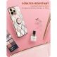 i-Blason Cosmo SupCase Protective Case - удароустойчив хибриден кейс с пръстен против изпускане за iPhone 13 Pro Max (розов) 6