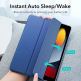 ESR Ascend Trifold Case - полиуретанов калъф с поставка за iPad 9 (2021), iPad 8 (2020), iPad 7 (2019) (тъмносин) 6