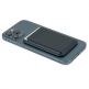 4Smarts Magnetic UltiMag Case for Credit Cards with RFID Blocker  - кожен портфейл (джоб) за прикрепяне към iPhone с MagSafe (тъмносин) 5