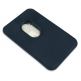 4Smarts Magnetic UltiMag Case for Credit Cards with RFID Blocker  - кожен портфейл (джоб) за прикрепяне към iPhone с MagSafe (тъмносин) 6