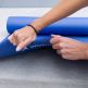 Wozinsky Gymnastic Non Slip Mat - висококачественa постелка за йогa (син) 11