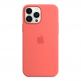 Apple iPhone Silicone Case with MagSafe - оригинален силиконов кейс за iPhone 13 Pro Max с MagSafe (розов) 1