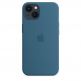 Apple iPhone Silicone Case with MagSafe - оригинален силиконов кейс за iPhone 13 с MagSafe (син) 1