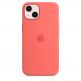 Apple iPhone Silicone Case with MagSafe - оригинален силиконов кейс за iPhone 13 с MagSafe (розов) 3
