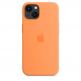 Apple iPhone Silicone Case with MagSafe - оригинален силиконов кейс за iPhone 13 с MagSafe (оранжев) 1