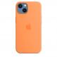 Apple iPhone Silicone Case with MagSafe - оригинален силиконов кейс за iPhone 13 с MagSafe (оранжев) 2
