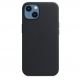 Apple iPhone Leather Case with MagSafe - оригинален кожен кейс (естествена кожа) за iPhone 13 (черен) 2