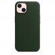 Apple iPhone Leather Case with MagSafe - оригинален кожен кейс (естествена кожа) за iPhone 13 (зелен) 3