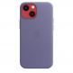 Apple iPhone Leather Case with MagSafe - оригинален кожен кейс (естествена кожа) за iPhone 13 Mini (лилав) 4