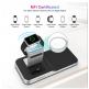 Choetech 4in1 MFI Wireless Charger 10W - док станция и поставка за безжично зареждане на Qi устройства, Apple Watch и Apple AirPods (черен) 2