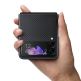Samsung Aramid Cover Case (EF-XF711SBEGWW) - оригинален качествен тънък матиран кейс за Samsung Galaxy Z Flip 3 (черен) 10
