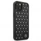 Mercedes Silver Stars Pattern Silicone Case - дизайнерски силиконов кейс за iPhone 13 mini (черен) 3