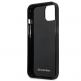 Mercedes Silver Stars Pattern Silicone Case - дизайнерски силиконов кейс за iPhone 13 mini (черен) 6