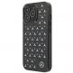Mercedes Silver Stars Pattern Silicone Case - дизайнерски силиконов кейс за iPhone 13 Pro Max (черен) 1