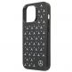 Mercedes Silver Stars Pattern Silicone Case - дизайнерски силиконов кейс за iPhone 13 Pro (черен) 5