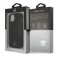 Mercedes Perforated Area Genuine Leather Hard Case - дизайнерски кожен кейс (естествена кожа) за iPhone 13 mini (черен) 7