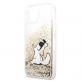 Karl Lagerfeld Liquid Glitter Choupette Fun Case - дизайнерски кейс с висока защита за iPhone 13 mini (прозрачен) 5