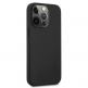 AMG Hot Stamped Genuine Leather Hard Case - дизайнерски кожен кейс (естествена кожа) за iPhone 13 Pro (черен) 4