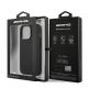 AMG Hot Stamped Genuine Leather Hard Case - дизайнерски кожен кейс (естествена кожа) за iPhone 13 Pro (черен) 7