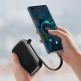 Baseus Qpow Digital Display Power bank with USB-C cable 22.5W (PPQD-I01) - външна батерия 20000 mAh с вграден USB-C кабел и USB-C, USB-A и Lightning изходи за зареждане на мобилни устройства (черен) 10