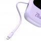 Baseus Qpow Digital Display Power bank with Lightning cable 20W (PPQD-H05) - външна батерия 20000 mAh с вграден Ligtning кабел и USB-C, USB-A и Lightning изходи (лилав) 6