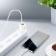 Dux Ducis Super Si Dual USB & USB-C PD Wall Charger 30W- захранване за ел. мрежа с USB и USB-C изходи и технология за бързо зареждане (бял) 1