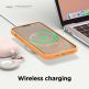 Elago Soft Silicone Case - силиконов (TPU) калъф за iPhone 13 Pro Max (оранжев) 6