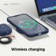 Elago Soft Silicone Case - силиконов (TPU) калъф за iPhone 13 Pro Max (тъмносин) 6