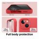 Elago Soft Silicone Case - силиконов (TPU) калъф за iPhone 13 (червен) 4
