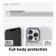 Elago Glide Case - удароустойчив силиконов (TPU) калъф за iPhone 13 Pro Max (мат-лилав) 3