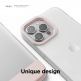 Elago Glide Case - удароустойчив силиконов (TPU) калъф за iPhone 13 Pro Max (мат-розов) 2