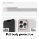 Elago Glide Case - удароустойчив силиконов (TPU) калъф за iPhone 13 Pro Max (мат-розов) 3
